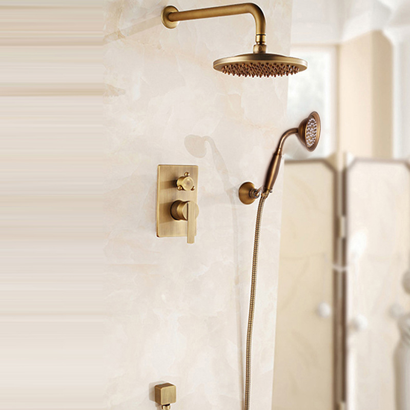 Concealed Thermostatic Shower System Set - Set doccia a scomparsa in ottone