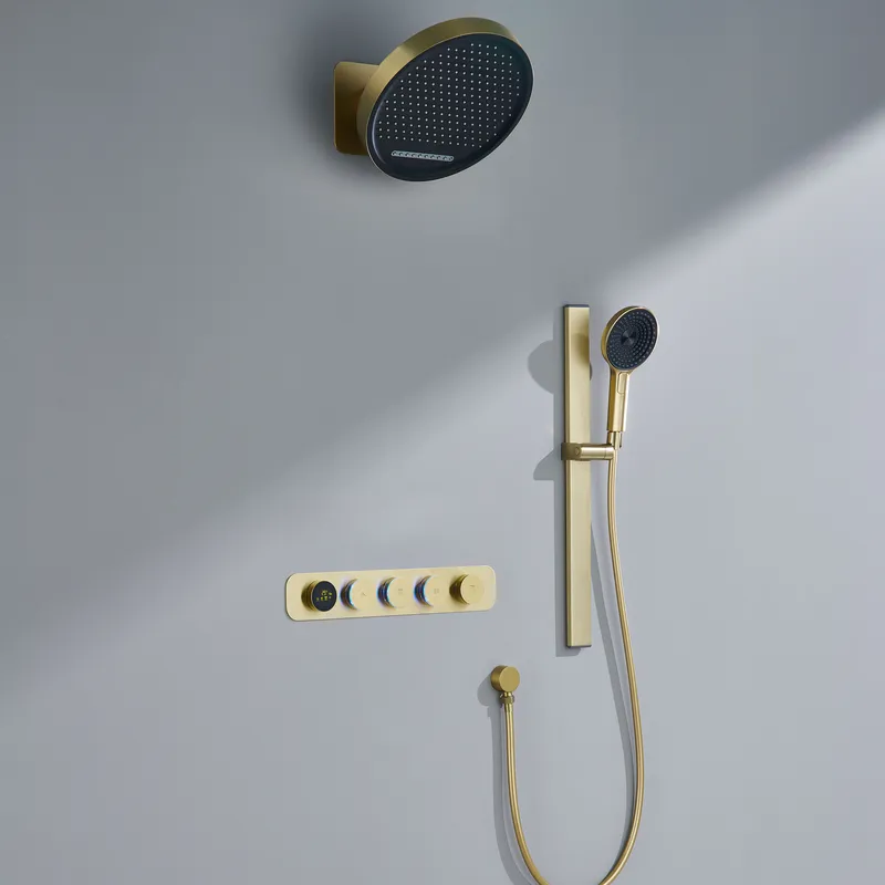 Concealed Thermostatic Shower System Set - Set Doccia Intelligente a Incasso con
