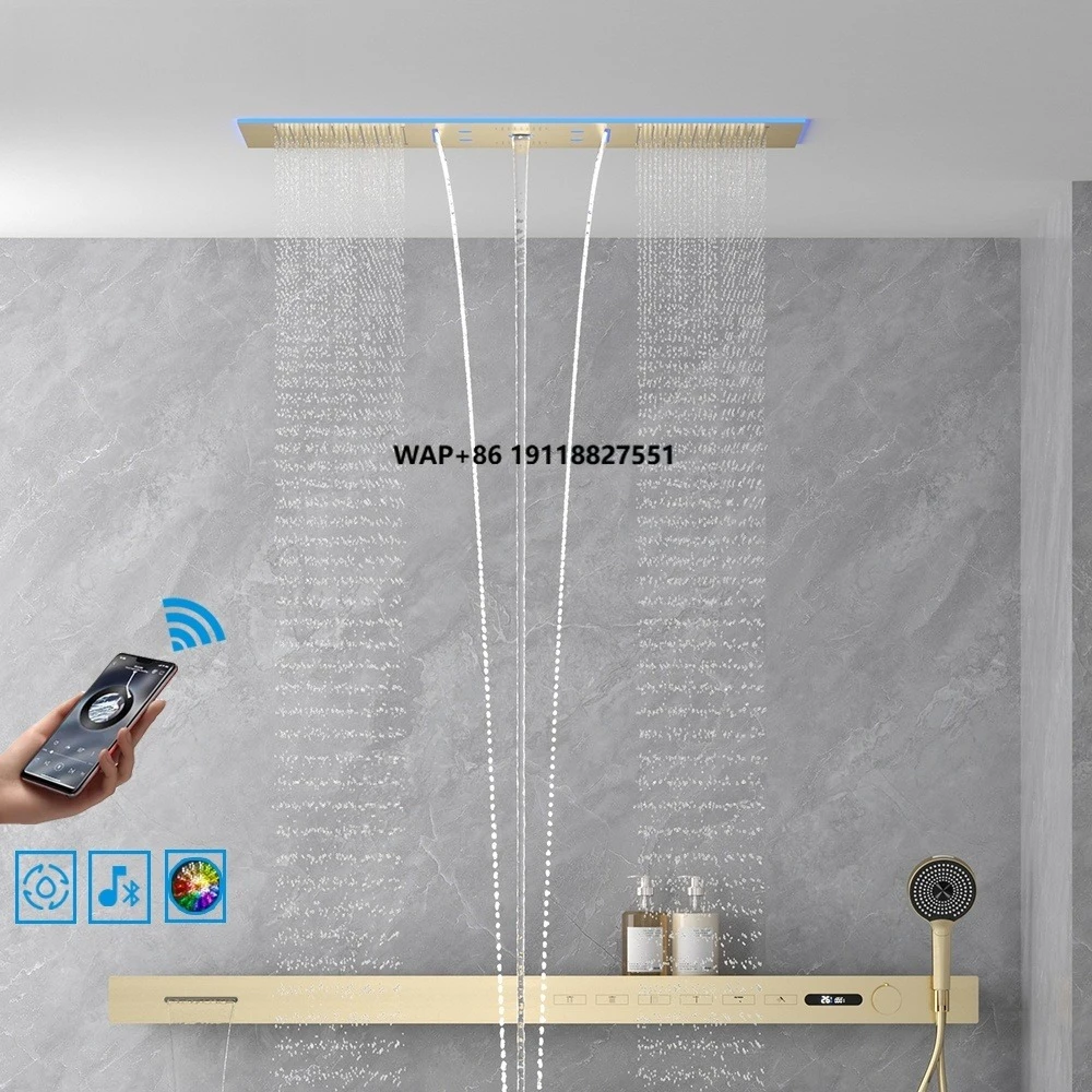 Led Rainfall Shower Head Waterfall - Set Doccia Termostatico 2026 con Soffione