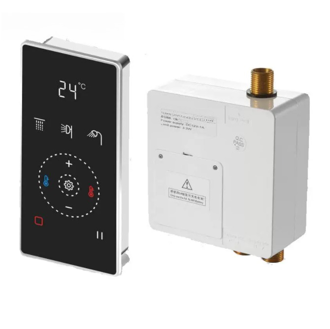 Thermostatic Shower Faucet Valve 3 Way - Termostato digitale a LED per doccia,