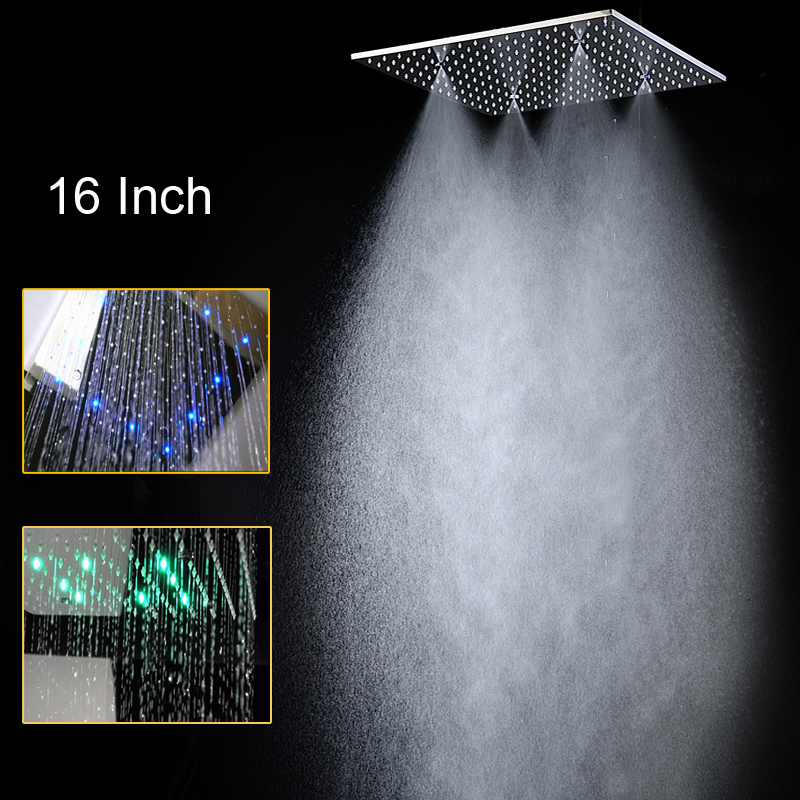 Rainfall Shower Head Ceiling Mount 16 Inch - Soffione doccia a pioggia da 16