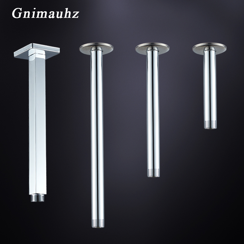 Shower Arm Ceiling Mount Brass Chrome - 10/20/25/30 centimetri di Lunghezza In Ottone
