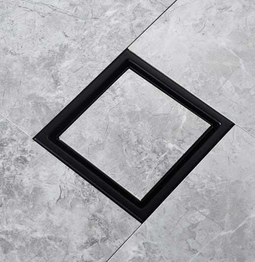 Linear Shower Drain Stainless 304 Tile In - Sifone a pavimento invisibile rettangolare in