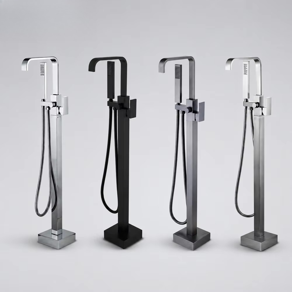 Freestanding Bathtub Filler Faucet Floor - Miscelatore da bagno a pavimento, rubinetto
