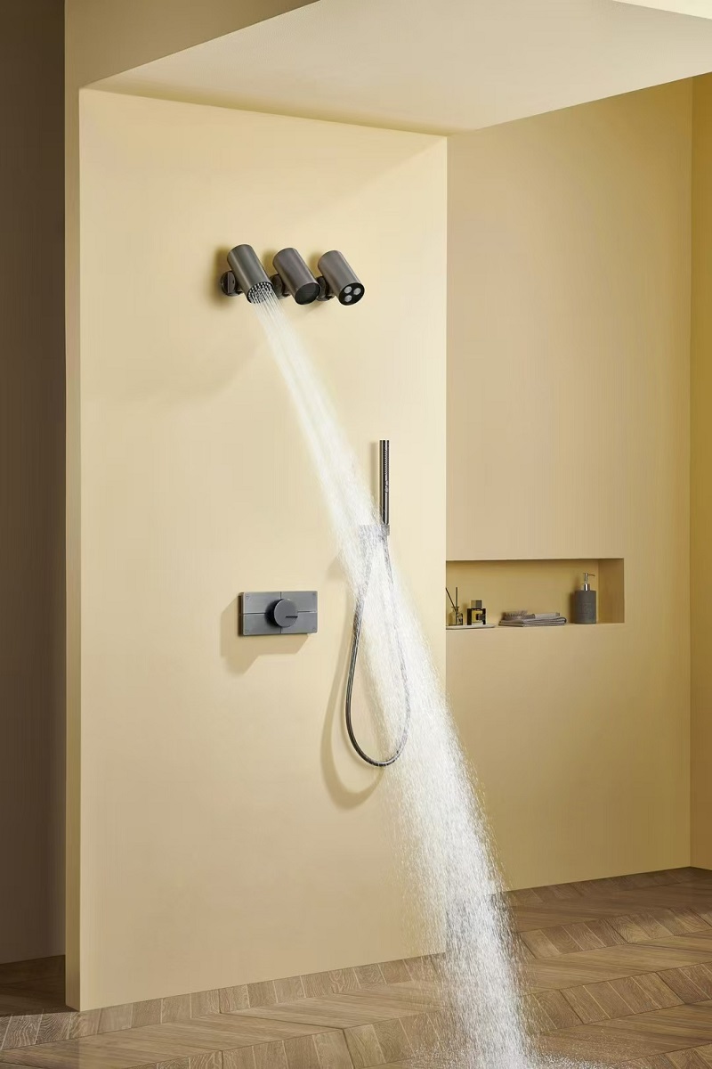 Concealed Thermostatic Shower System Set - Soffione doccia da 3 pezzi Set