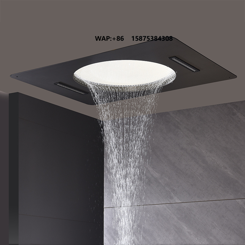 Led Rainfall Shower Head Waterfall - Soffione doccia a LED da incasso