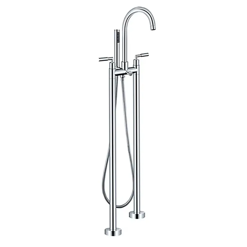 Freestanding Bathtub Filler Faucet Floor - Set Rubinetto Vasca da Bagno Freestanding