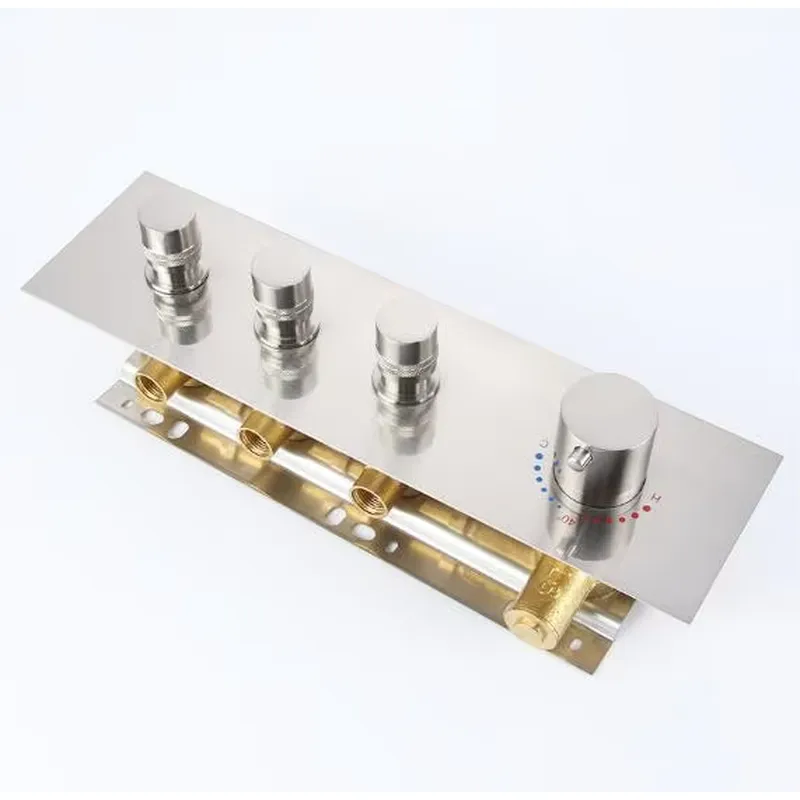 Thermostatic Shower Faucet Valve 3 Way - Valvola termostatica per doccia in ottone,