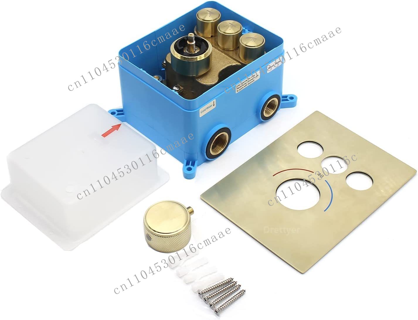 Thermostatic Shower Faucet Valve 3 Way - Valvola deviatrice doccia a 3 vie