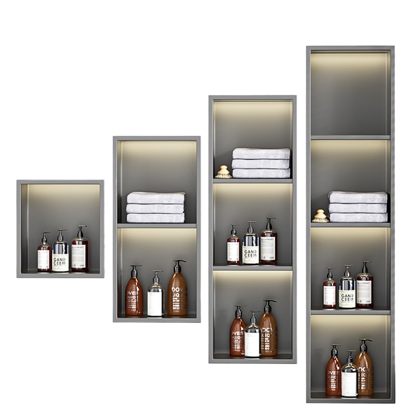 Shower Niche Stainless Steel Recessed - Nicchia da bagno in acciaio inossidabile,