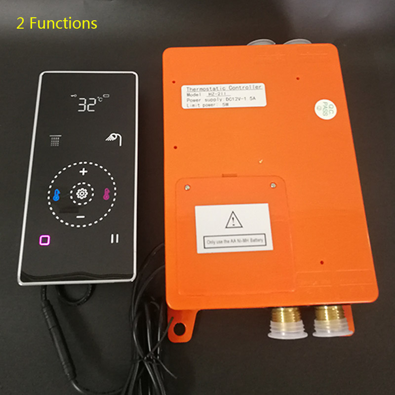 Thermostatic Mixing Valve Digital Display - Controller doccia digitale a LED nero