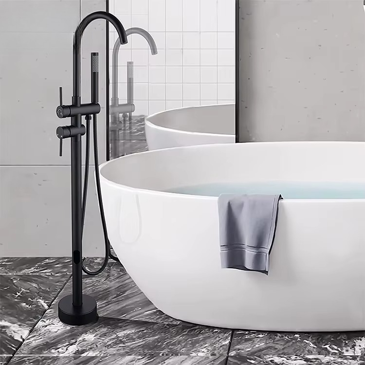 Freestanding Bathtub Filler Faucet Floor - Miscelatore per vasca da bagno e