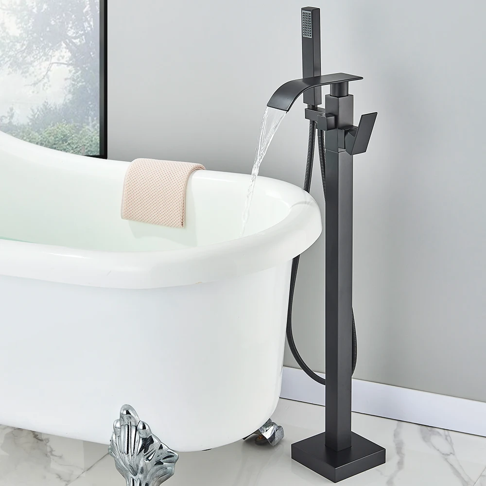 Freestanding Bathtub Filler Faucet Floor - Rubinetto da pavimento per vasca da