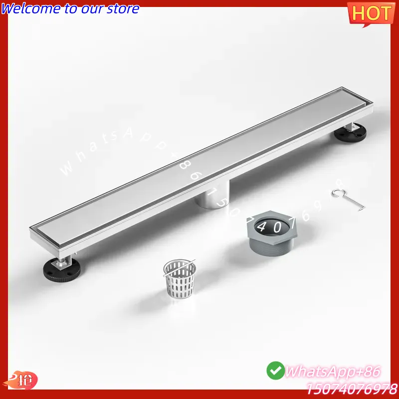 Linear Shower Drain Stainless 304 Tile In - Nuovo Scarico Doccia Lineare a Inserimento