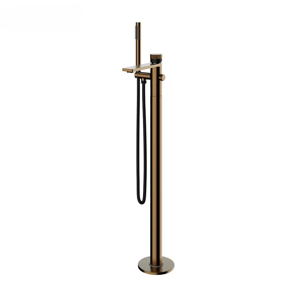 Freestanding Bathtub Filler Faucet Floor - Rubinetto per vasca da bagno moderno