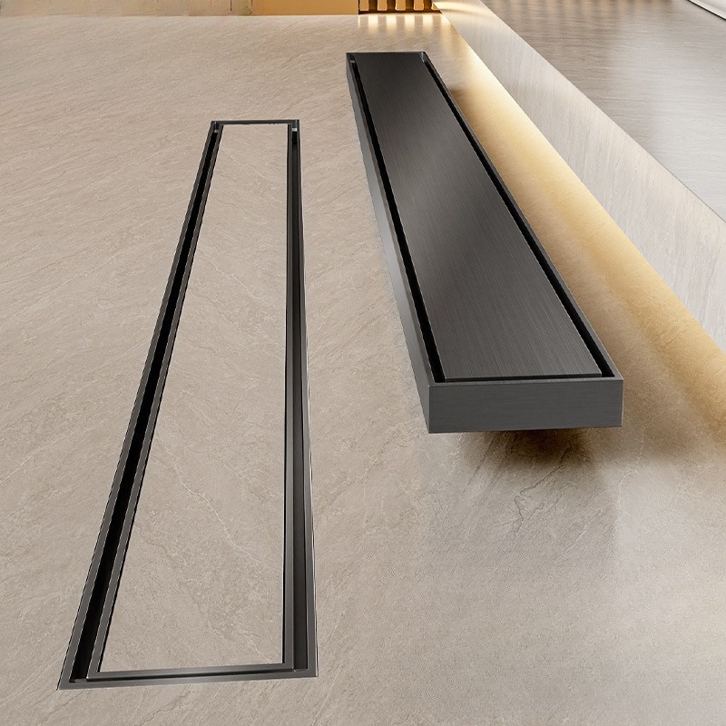 Linear Shower Drain Stainless 304 Tile In - Sifone a pavimento lineare in acciaio