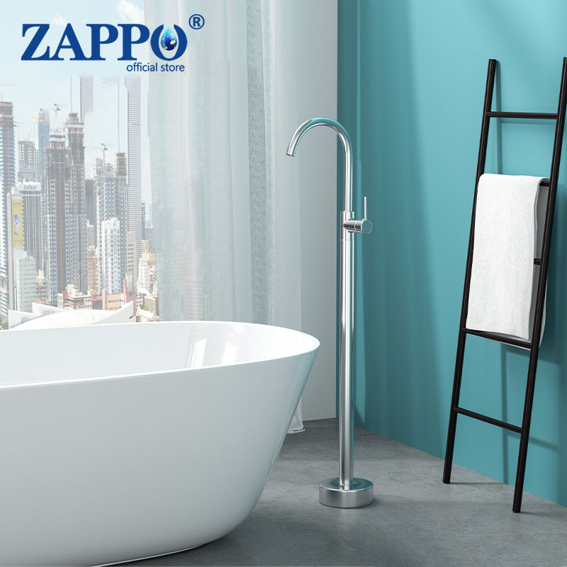 Freestanding Bathtub Filler Faucet Floor - ZAPPO Rubinetto per vasca da bagno