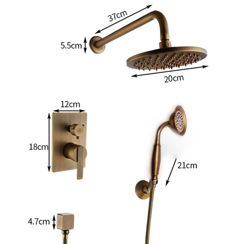 Set doccia a scomparsa in otto - Concealed Thermostatic Shower System Set recensione e prezzo