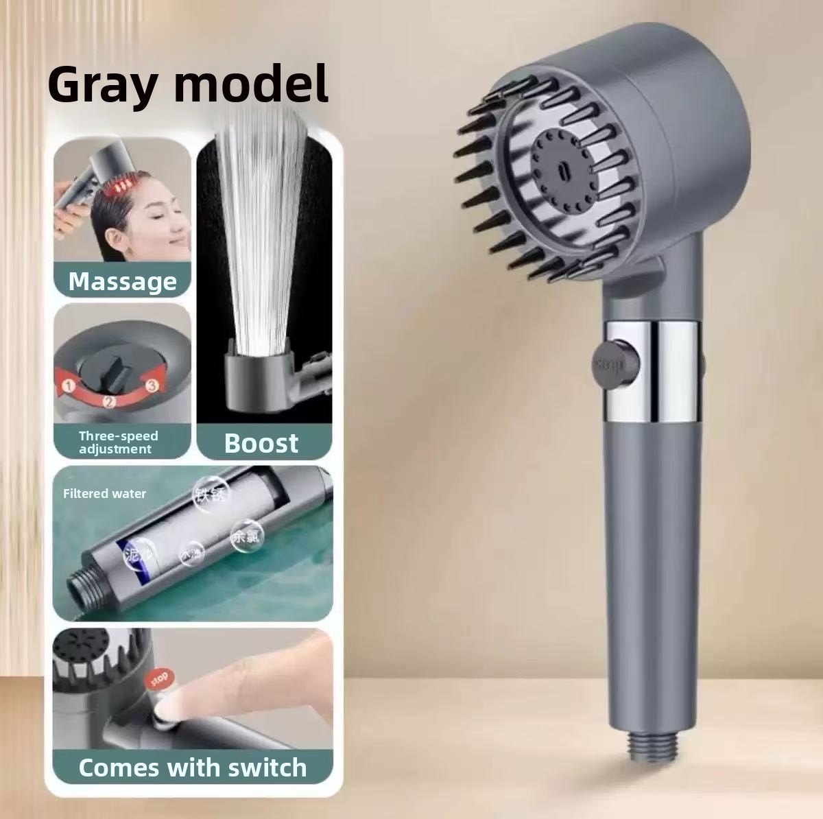 Soffione doccia ad alta pressi - Handheld Shower Head High Pressure Filter recensione e prezzo
