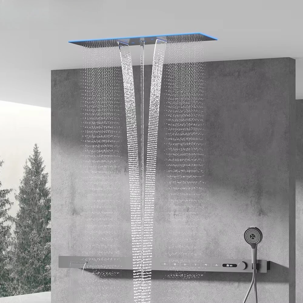 Set Doccia Termostatico 2026 c - Led Rainfall Shower Head Waterfall recensione e prezzo