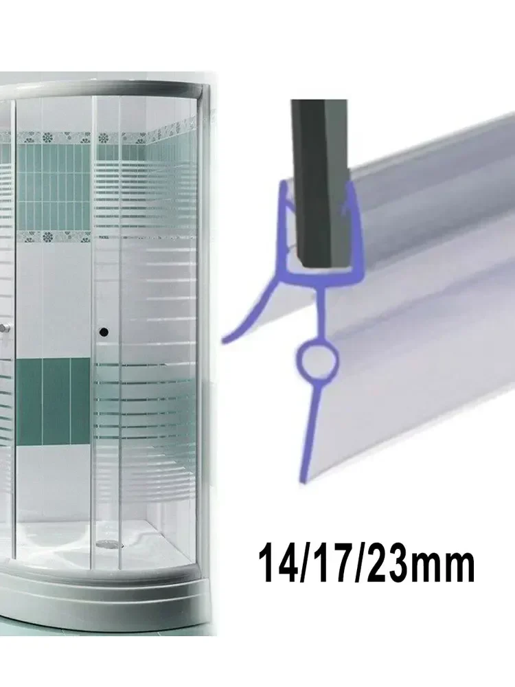14/17/23mm Striscia di tenuta  - Shower Door Bottom Seal Strip Sweep recensione e prezzo
