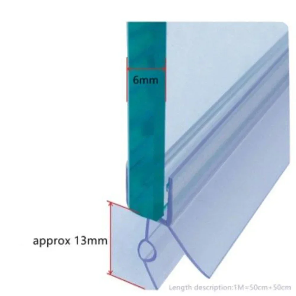 14/17/23mm Striscia di tenuta  - Shower Door Bottom Seal Strip Sweep recensione e prezzo