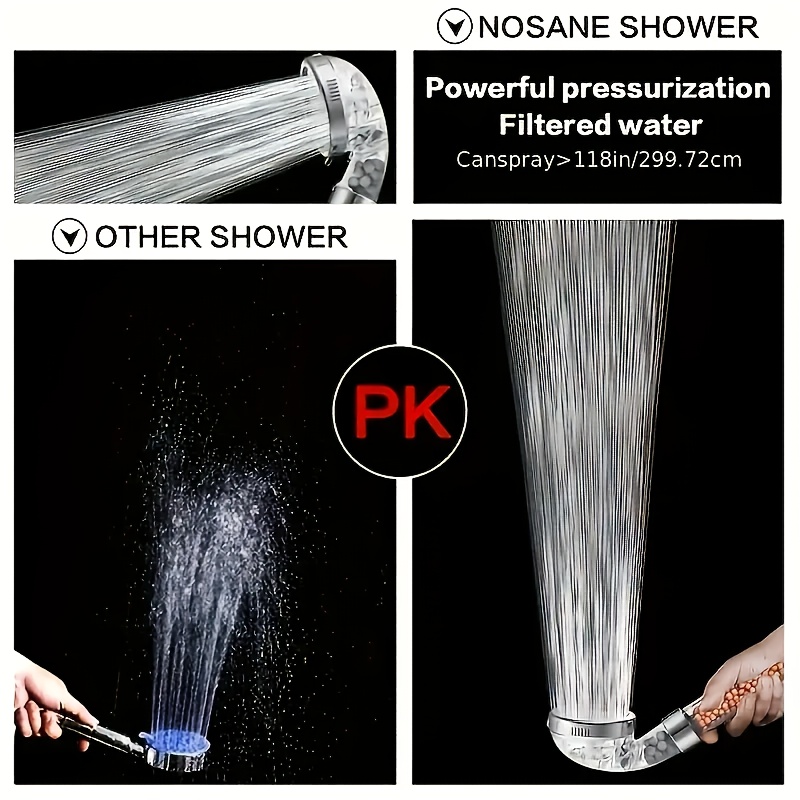 Soffione doccia filtrato da 1  - Handheld Shower Head High Pressure Filter recensione e prezzo