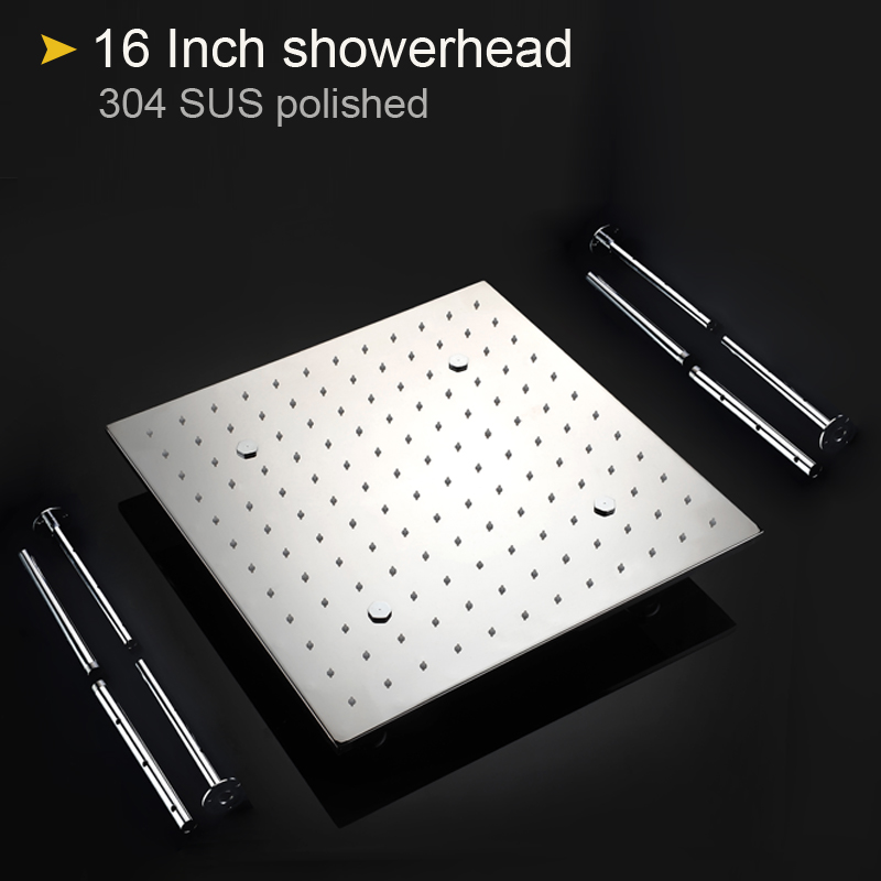 Soffione doccia a pioggia da 1 - Rainfall Shower Head Ceiling Mount 16 Inch recensione e prezzo