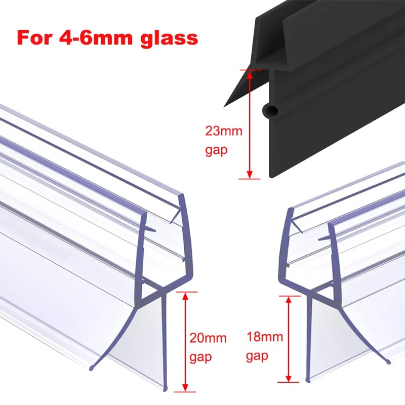 Striscia di tenuta per porta d - Shower Door Bottom Seal Strip Sweep recensione e prezzo