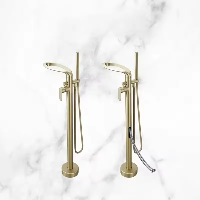 Rubinetto Moderno in Ottone pe - Freestanding Bathtub Filler Faucet Floor recensione e prezzo