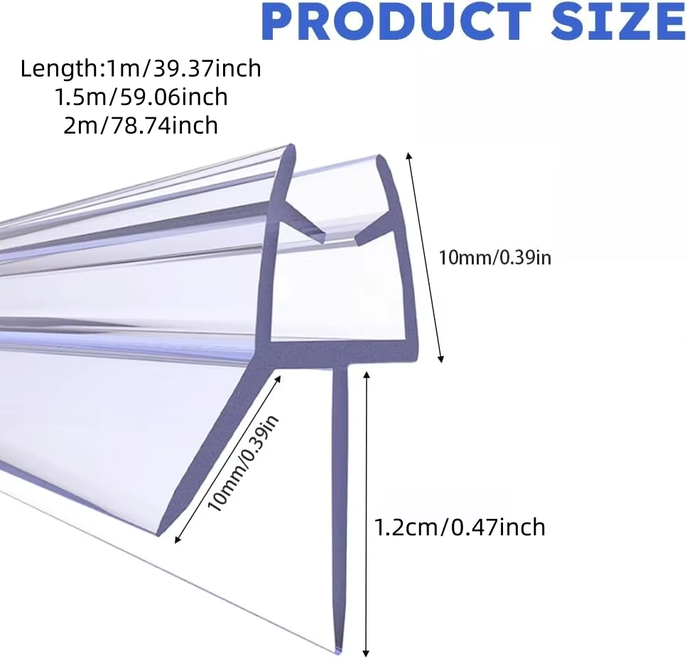 1/2 pezzi di guarnizione in PV - Shower Door Bottom Seal Strip Sweep recensione e prezzo