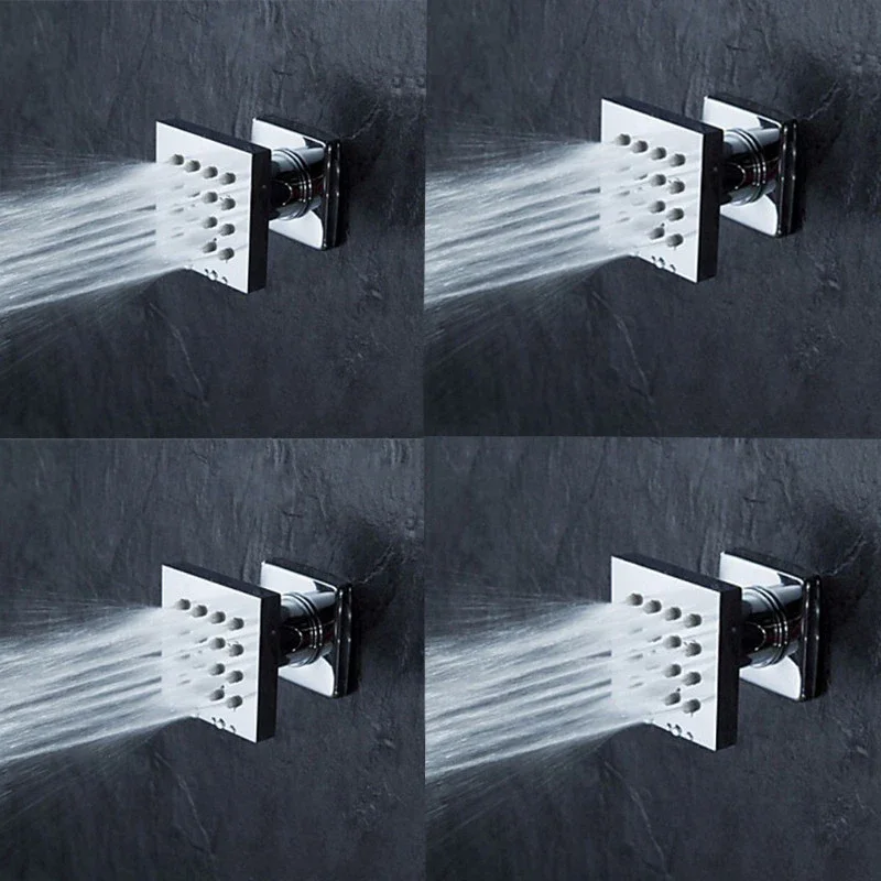 Set di Getti Doccia per il Cor - Shower Body Jet Massage Spray Square recensione e prezzo