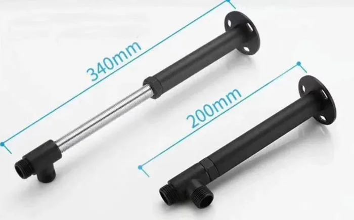Braccio doccia telescopico ner - Shower Arm Ceiling Mount Brass Chrome recensione e prezzo