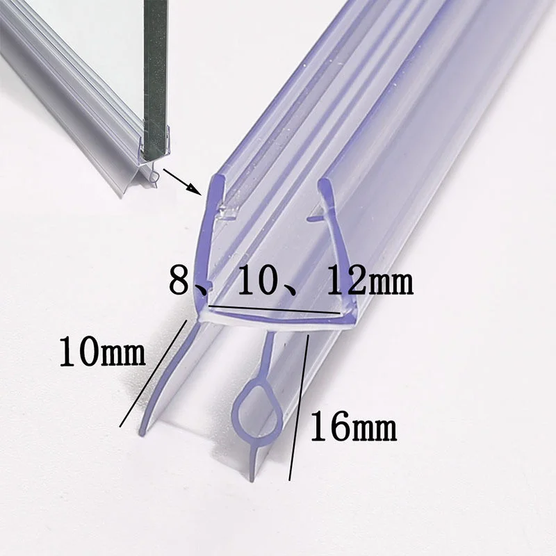 2X50 CM Trasparente doccia str - Shower Door Bottom Seal Strip Sweep recensione e prezzo