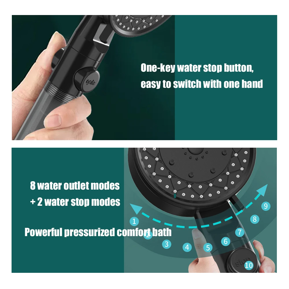 Soffione doccia filtrato a ris - Handheld Shower Head High Pressure Filter recensione e prezzo