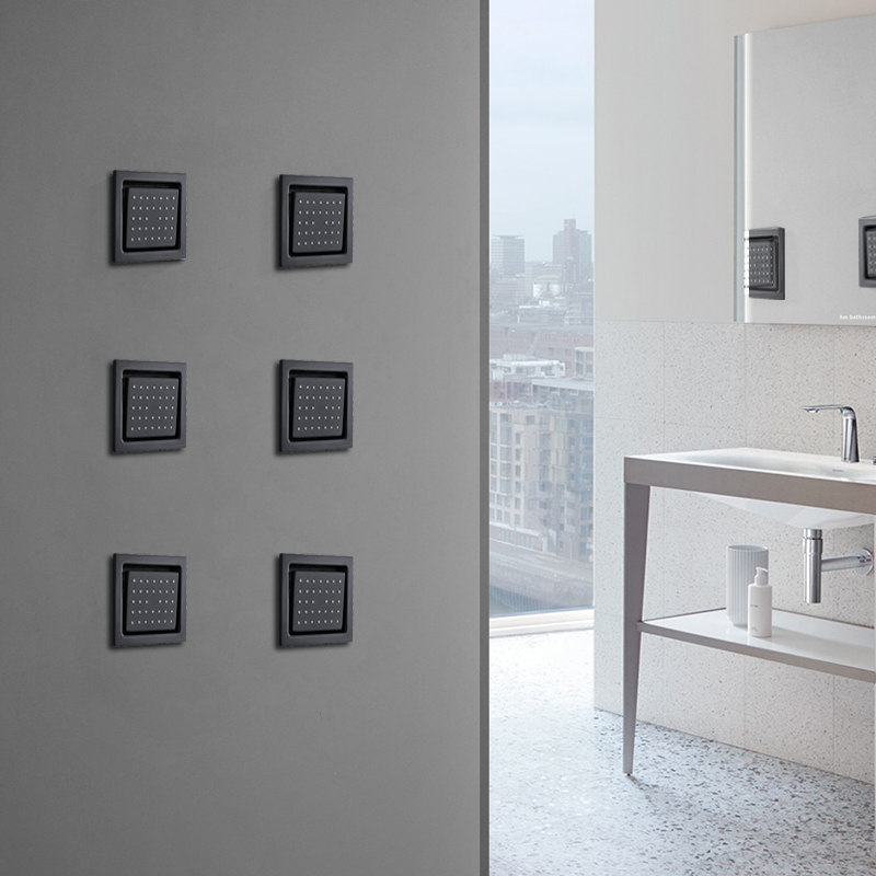 Accessori per il bagno con get - Shower Body Jet Massage Spray Square recensione e prezzo