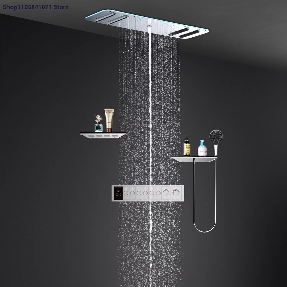 Set Doccia LED con Soffitto a  - Led Rainfall Shower Head Waterfall recensione e prezzo