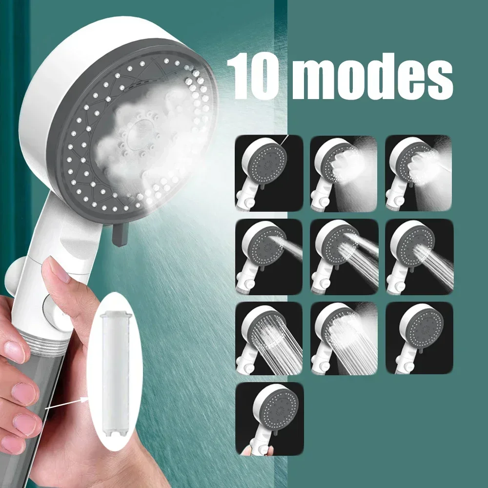Soffione Doccia Filtrante 10 M - Handheld Shower Head High Pressure Filter recensione e prezzo