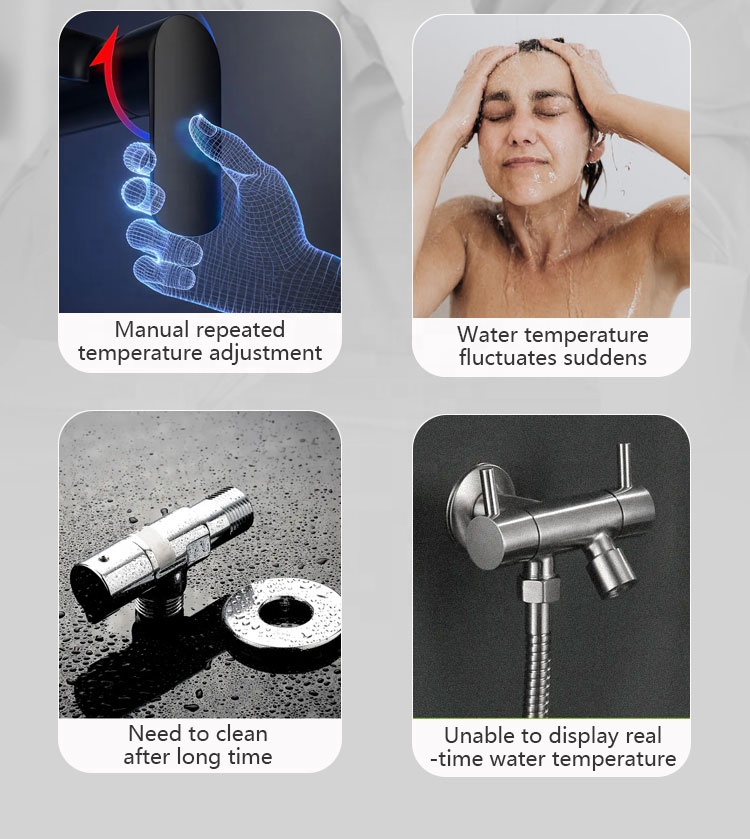 Set di Controllo Doccia Intell - Thermostatic Mixing Valve Digital Display recensione e prezzo