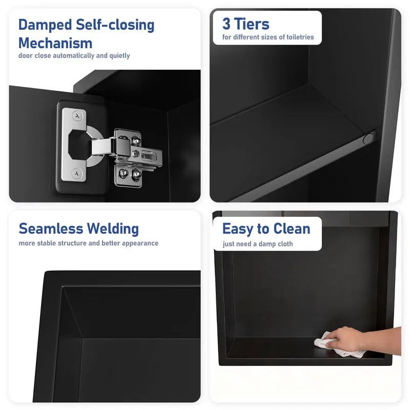 Nicchia da Doccia Incassata pe - Shower Niche Stainless Steel Recessed recensione e prezzo