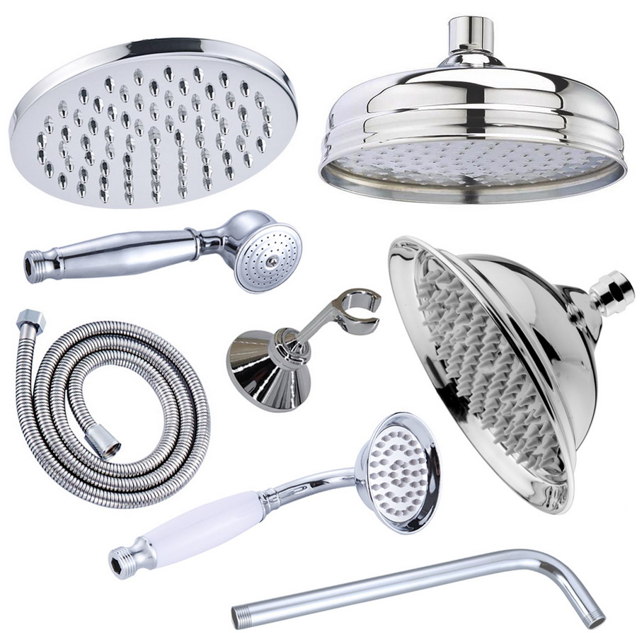 Soffione doccia a pioggia roto - Shower Arm Ceiling Mount Brass Chrome recensione e prezzo