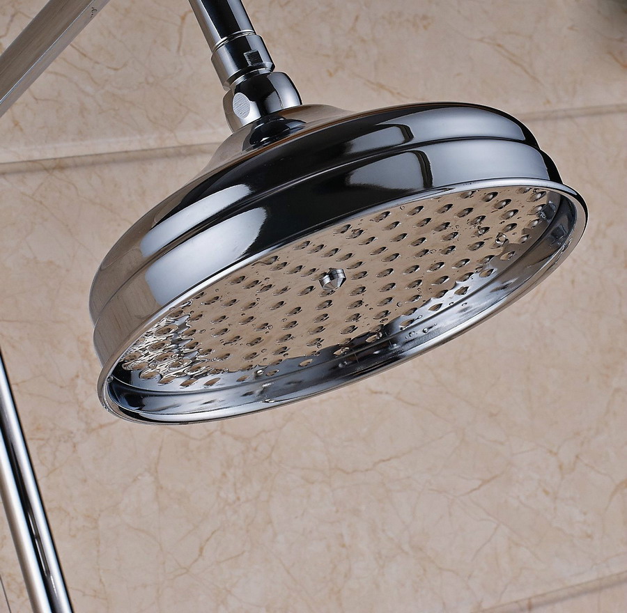 Soffione doccia a pioggia roto - Shower Arm Ceiling Mount Brass Chrome recensione e prezzo