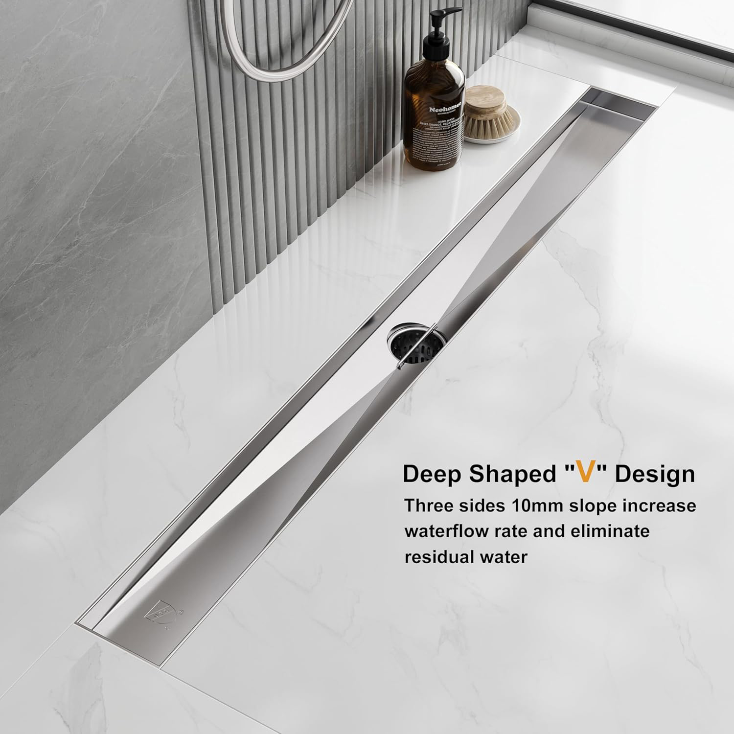 Scarico a pavimento invisibile - Linear Shower Drain Stainless 304 Tile In recensione e prezzo