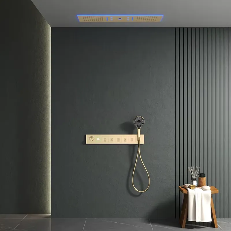 Sistema Doccia a LED in Ottone - Concealed Thermostatic Shower System Set recensione e prezzo