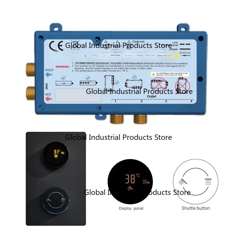 Miscelatore Doccia Digitale Wi - Concealed Thermostatic Shower System Set recensione e prezzo