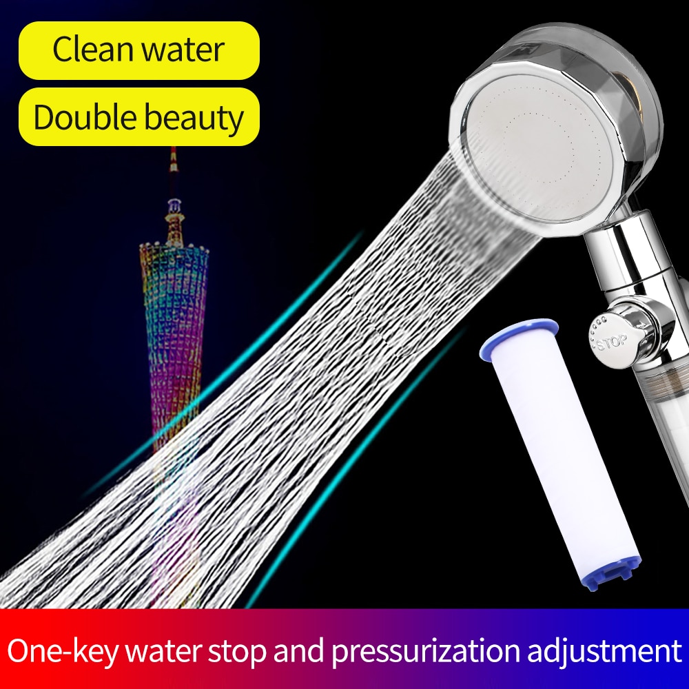 Nuovo soffione doccia con elic - Handheld Shower Head High Pressure Filter recensione e prezzo