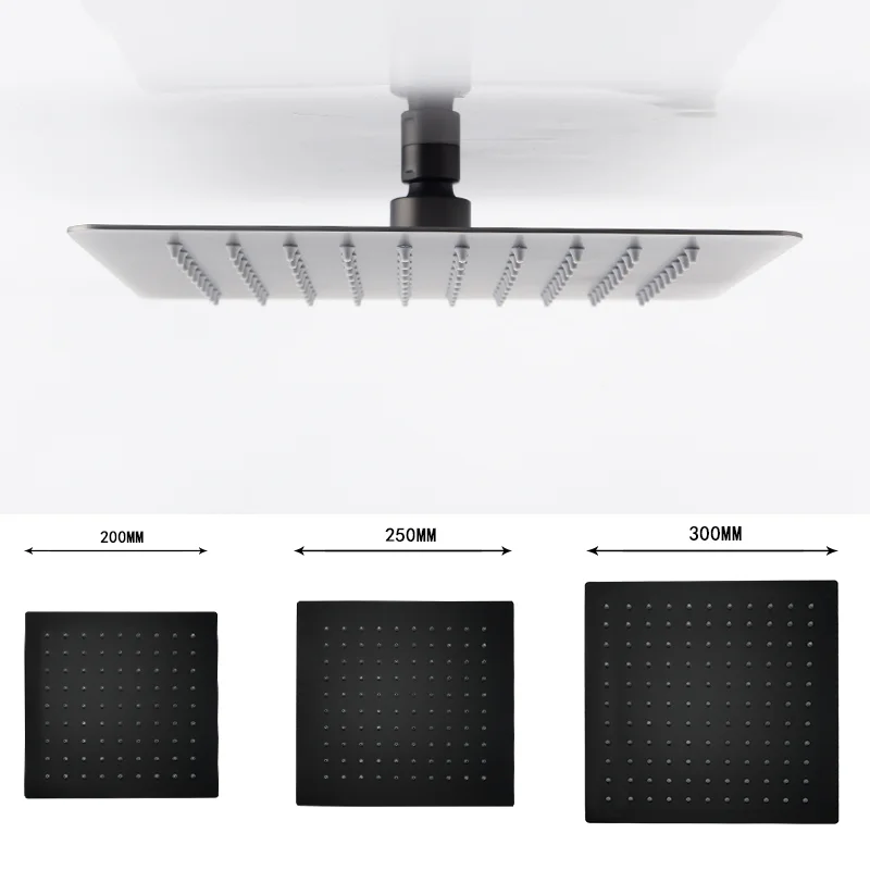 Soffione doccia a pioggia quad - Shower Arm Ceiling Mount Brass Chrome recensione e prezzo