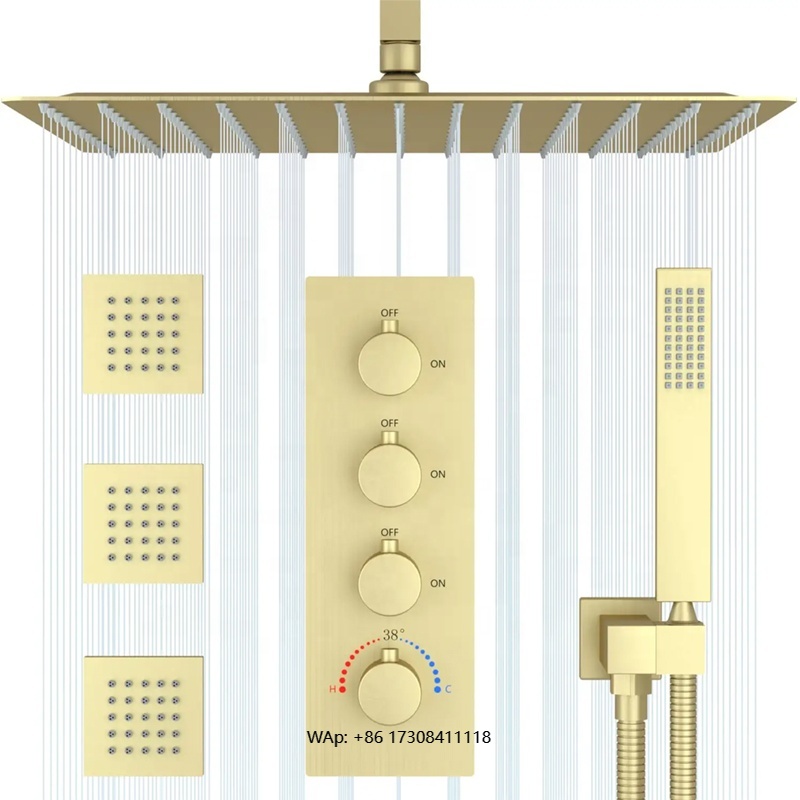 Set di sistemi combinati per a - Concealed Thermostatic Shower System Set recensione e prezzo