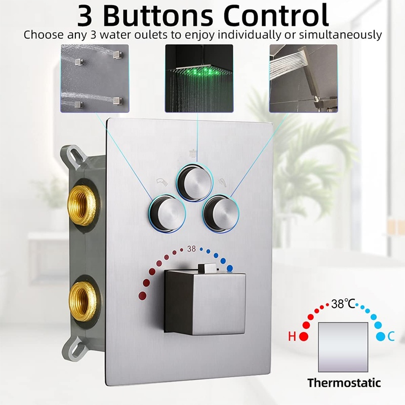Miscelatore termostatico per v - Thermostatic Shower Faucet Valve 3 Way recensione e prezzo