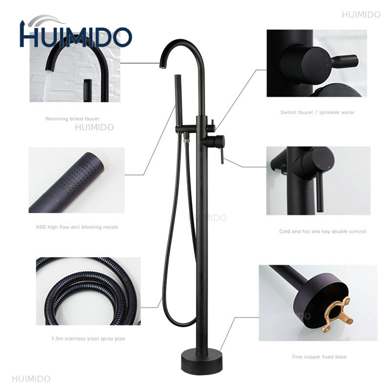Set Rubinetteria Doccia e Vasc - Freestanding Bathtub Filler Faucet Floor recensione e prezzo